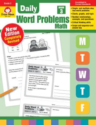 Problemas diarios de palabras, 3º curso - Daily Word Problems, Grade 3