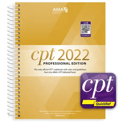 CPT Professional 2022 y CPT Quickref App Bundle - CPT Professional 2022 and CPT Quickref App Bundle