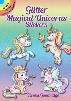 Pegatinas de unicornios mágicos con purpurina - Glitter Magical Unicorns Stickers