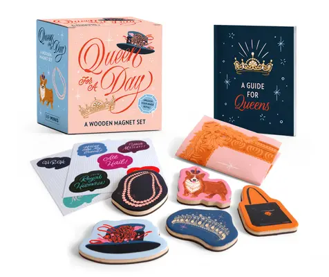 Reina por un día - Juego de imanes de madera - Queen for a Day - A Wooden Magnet Set