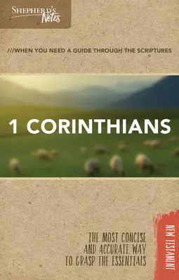 Notas del pastor: 1 Corintios - Shepherd's Notes: 1 Corinthians