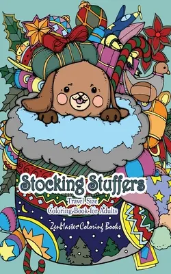 Libro para colorear para adultos: 5x8 Adult Coloring Book of Stockings full of Cute Baby Animals With Christmas and Holiday Desi - Stocking Stuffers Travel Size Coloring Book for Adults: 5x8 Adult Coloring Book of Stockings full of Cute Baby Animals With Christmas and Holiday Desi