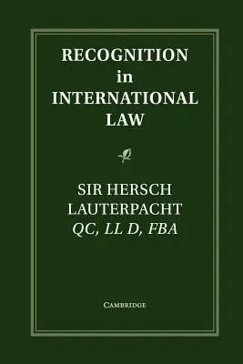 El reconocimiento en Derecho Internacional - Recognition in International Law