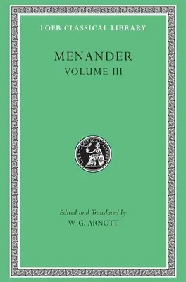 Menandro Volumen III - Menander Volume III