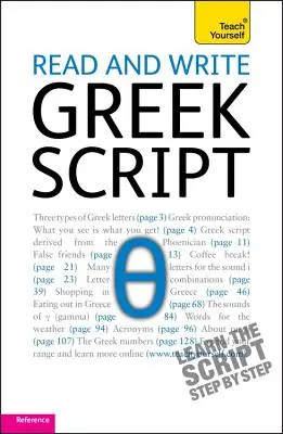 Leer y escribir escritura griega - Read and Write Greek Script