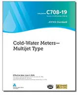 AWWA C708-19 Contadores de agua fría - Tipo Multijet - AWWA C708-19 Cold-Water Meters - Multijet Type