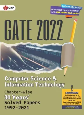 GATE 2022 Ciencias de la Computación y Tecnología de la Información - 30 años Chapter-wise Solved Papers (1992-2021). (G K Publications (P) Ltd) - GATE 2022 Computer Science and Information Technology - 30 years Chapter wise Solved Papers (1992-2021). (G K Publications (P) Ltd)