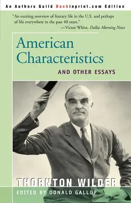 Características americanas y otros ensayos - American Characteristics and Other Essays