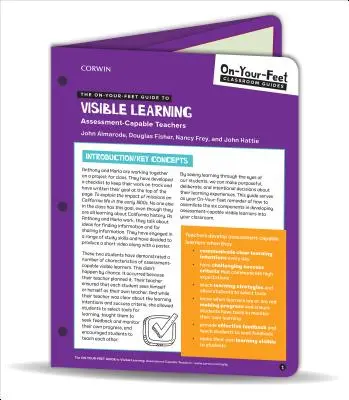 Guía para un aprendizaje visible - Profesores capaces de evaluar - On-Your-Feet Guide to Visible Learning - Assessment-Capable Teachers