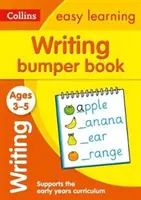 Cuaderno de escritura de 3 a 5 años - Ideal para aprender en casa - Writing Bumper Book Ages 3-5 - Ideal for Home Learning