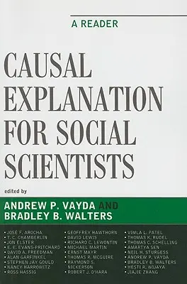 Explicación causal para científicos sociales: Un libro de lectura - Causal Explanation for Social Scientists: A Reader