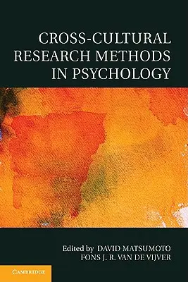 Cross-Cultural Research Methods in Psychology (Métodos de investigación intercultural en psicología) - Cross-Cultural Research Methods in Psychology