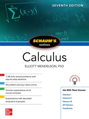 Schaum's Outline of Calculus, Séptima Edición - Schaum's Outline of Calculus, Seventh Edition