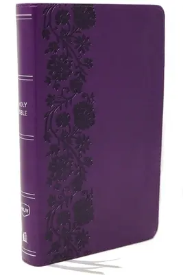 Nkjv, Biblia de referencia, compacta, piel suave, púrpura, edición con letras rojas, cómoda impresión: Santa Biblia, Nueva Versión Reina Valera - Nkjv, Reference Bible, Compact, Leathersoft, Purple, Red Letter Edition, Comfort Print: Holy Bible, New King James Version