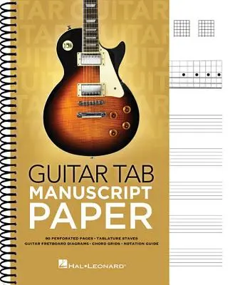 Guitar Tab Manuscript Paper