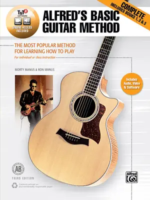 Método Básico de Guitarra de Alfred, Completo: El método más popular para aprender a tocar, libro y vídeo/audio/software en línea - Alfred's Basic Guitar Method, Complete: The Most Popular Method for Learning How to Play, Book & Online Video/Audio/Software