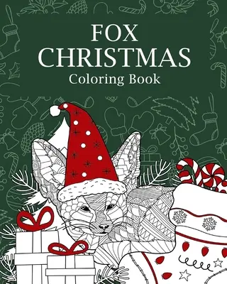 Libro para colorear de Navidad del zorro - Fox Christmas Coloring Book