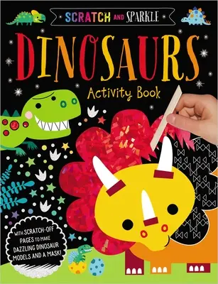 Libro de actividades Rasca y Gana Dinosaurios - Scratch and Sparkle Dinosaurs Activity Book