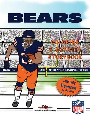 Chicago Bears Libro de cuentos para colorear y actividades - Chicago Bears Coloring & Activity Storybook