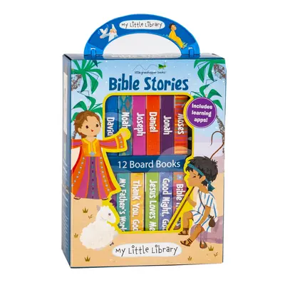 Mi pequeña biblioteca: Historias de la Biblia (12 libros de cartón) - My Little Library: Bible Stories (12 Board Books)