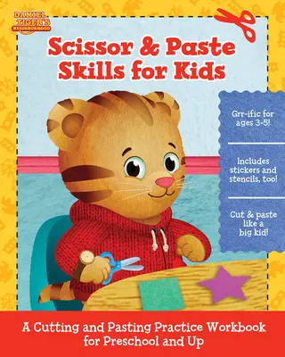 Daniel Tiger Habilidades de tijera y pegamento para niños - Daniel Tiger Scissor & Paste Skills for Kids