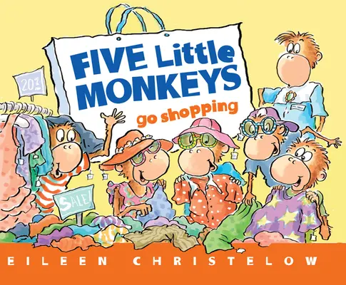 Cinco monitos de compras para la escuela - Five Little Monkeys Shopping for School