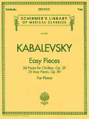 Piezas fáciles: Schirmer Library of Classics Volumen 2037 Piano Solo - Easy Pieces: Schirmer Library of Classics Volume 2037 Piano Solo