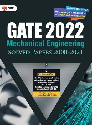 GATE 2022 Ingeniería Mecánica - Documentos Resueltos (2000-2021) (G K Publications (P) Ltd) - GATE 2022 Mechanical Engineering - Solved Papers (2000-2021) (G K Publications (P) Ltd)