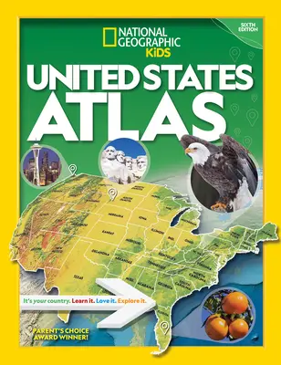 National Geographic Kids Atlas de EE.UU. 2020, 6.ª edición - National Geographic Kids U.S. Atlas 2020, 6th Edition