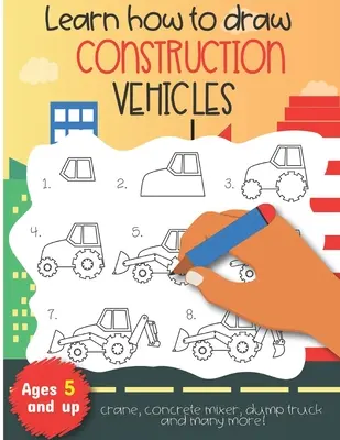 Aprende a dibujar vehículos de construcción grúa, hormigonera, camión volquete, ¡y muchos más! A partir de 5 años: Diversión para niños y niñas, PreK, Kindergarten - Learn how to draw construction vehicles crane, concrete mixer, dump truck, and many more! Ages 5 and up: Fun for boys and girls, PreK, Kindergarten