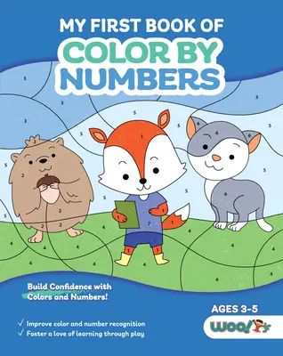 Mi primer libro de colorear por números: (Crea confianza con los colores y los números) - My First Book of Color by Numbers: (Build Confidence with Colors and Numbers)