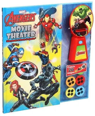 Marvel Vengadores: Libro de cuentos y proyector de cine - Marvel Avengers: Movie Theater Storybook & Movie Projector