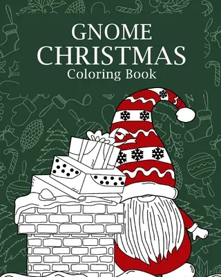 Libro para colorear de Navidad - Gnome Christmas Coloring Book