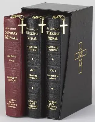 Misales diarios y dominicales San José: Estuche completo de 3 volúmenes - St. Joseph Daily and Sunday Missals: Complete Gift Box 3-Volume Set