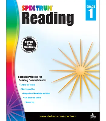 Spectrum Cuaderno de Lectura, Grado 1 - Spectrum Reading Workbook, Grade 1