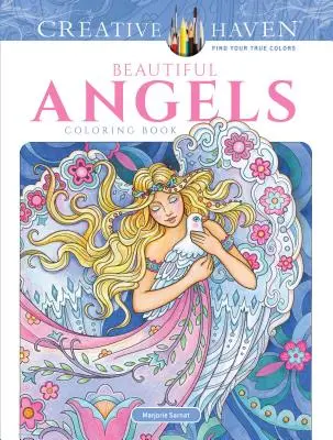 Creative Haven Hermosos ángeles para colorear - Creative Haven Beautiful Angels Coloring Book