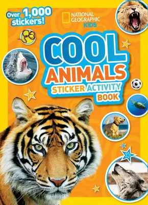 Libro de actividades de pegatinas de animales molones - ¡Más de 1.000 pegatinas! - Cool Animals Sticker Activity Book - Over 1,000 Stickers!