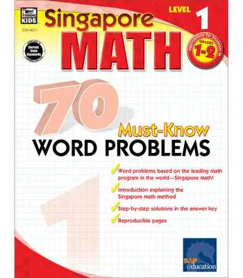 70 problemas de palabras que hay que saber, Grados 1 - 2 - 70 Must-Know Word Problems, Grades 1 - 2