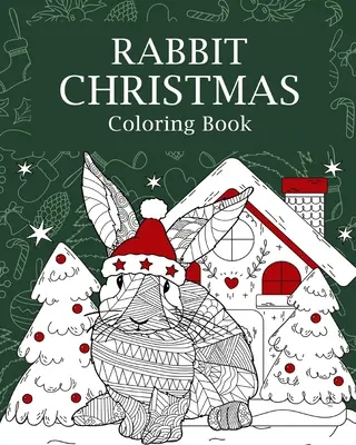 Libro para colorear de Navidad de Conejo - Rabbit Christmas Coloring Book