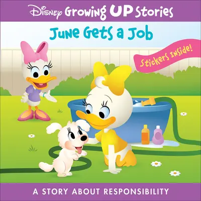 Cuentos de Disney para niños: June Consigue Trabajo: Un cuento sobre la responsabilidad - Disney Growing Up Stories: June Gets a Job: A Story about Responsibility