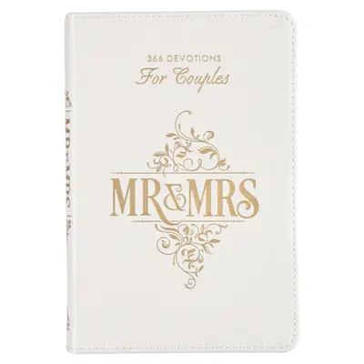 Libro de Regalos Mr. & Mrs. White Faux Leather - Gift Book Mr. & Mrs. White Faux Leather