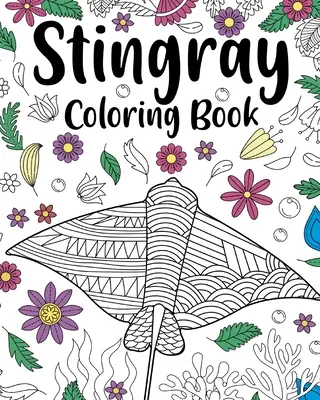 Libro para colorear de rayas - Stingray Coloring Book