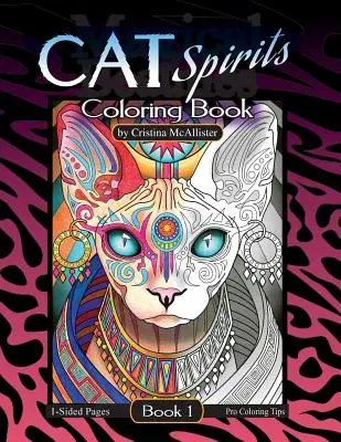 Libro para Colorear Espíritus de Gato: Libro 1 - Cat Spirits Coloring Book: Book 1