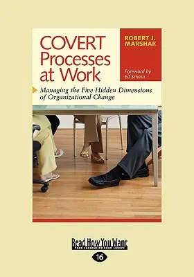 Procesos encubiertos en el trabajo: La gestión de las cinco dimensiones ocultas del cambio organizativo (Easyread Large Edition) - Covert Processes at Work: Managing the Five Hidden Dimensions of Organizational Change (Easyread Large Edition)