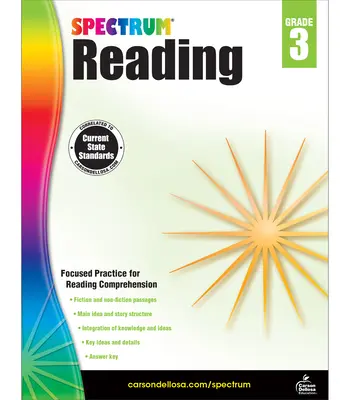 Spectrum Cuaderno de Lectura, Grado 3 - Spectrum Reading Workbook, Grade 3