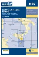 Imray Chart M36 - Costa Sur de Sicilia a Malta - Imray Chart M36 - South Coast of Sicilia to Malta