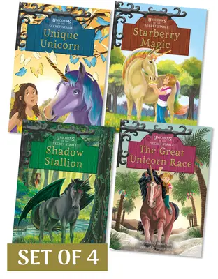 Unicornios del Establo Secreto Set 2 (Set de 4) - Unicorns of the Secret Stable Set 2 (Set of 4)