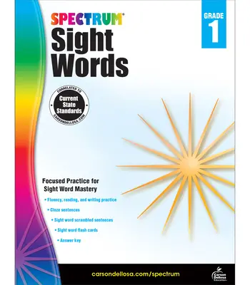 Spectrum Sight Words, Grado 1 - Spectrum Sight Words, Grade 1