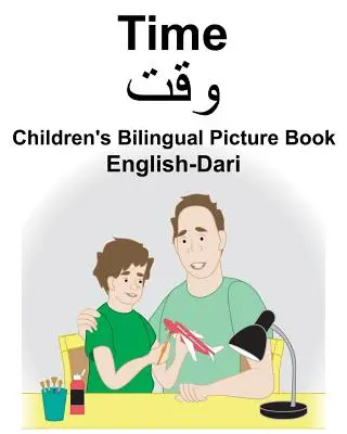 Inglés-Dari Time Libro ilustrado bilingüe para niños - English-Dari Time Children's Bilingual Picture Book