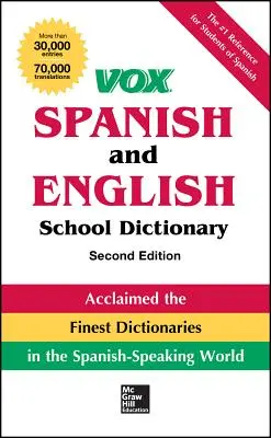 Vox Diccionario Escolar de Español e Inglés, Rústica, 2ª Edición - Vox Spanish and English School Dictionary, Paperback, 2nd Edition